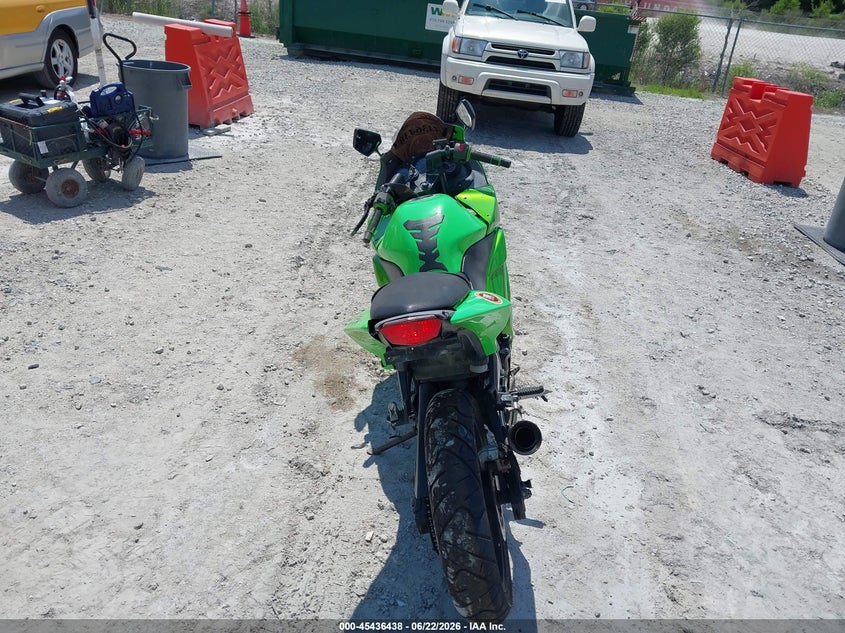 2008 Kawasaki Ex250 J VIN: JKAEXMJ118DA09405 Lot: 45436438