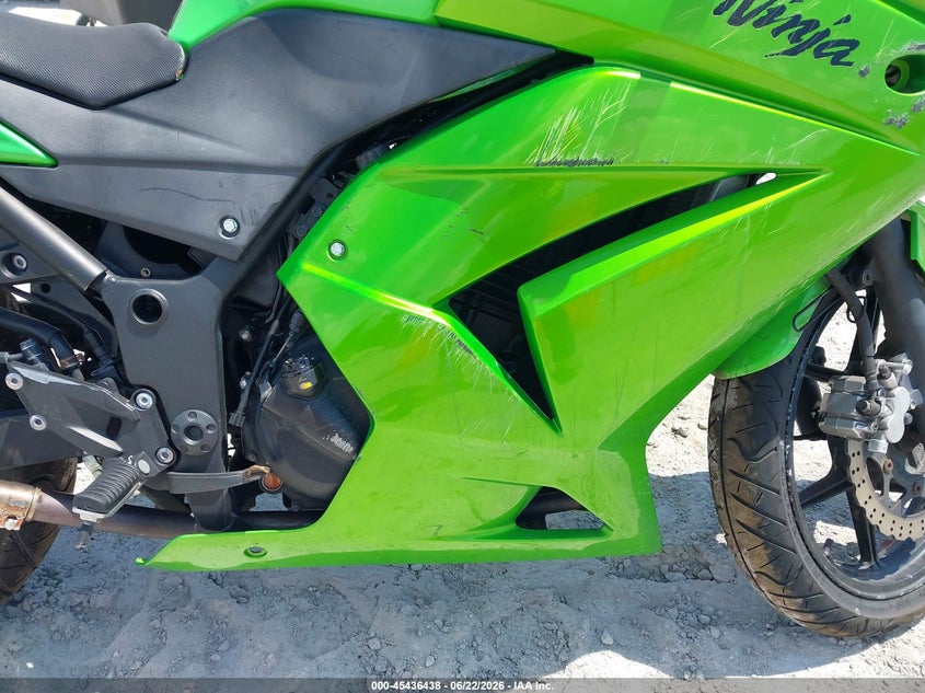 2008 Kawasaki Ex250 J VIN: JKAEXMJ118DA09405 Lot: 45436438