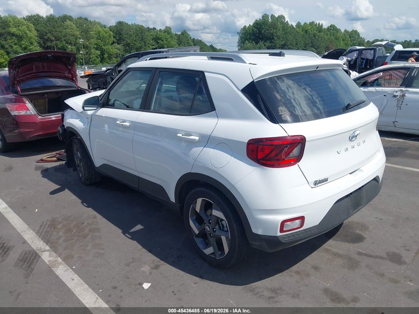 Vin: kmhrc8a35su402304, lot: 45934585, hyundai venue sel 20253