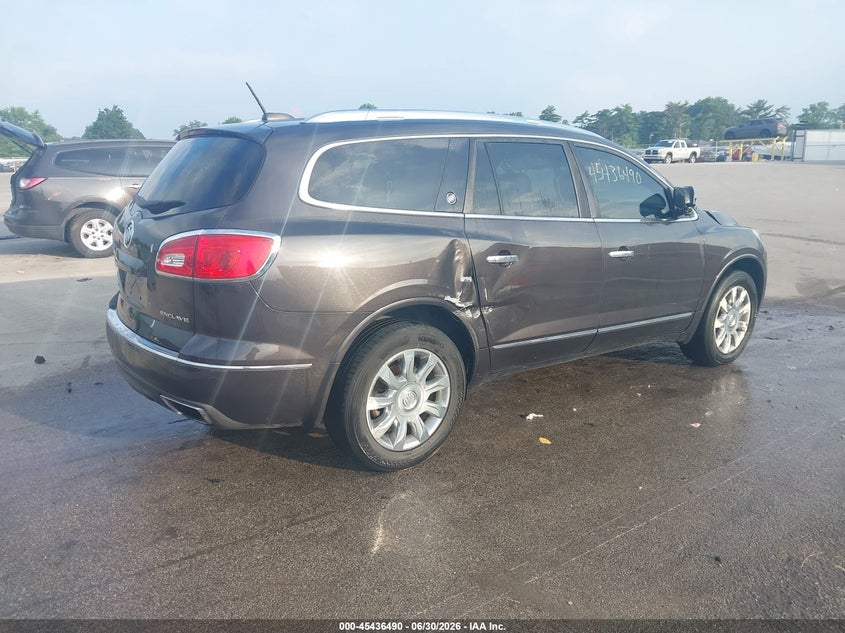 Vin: 5gakrbkd8hj244027, lot: 45934590, buick enclave leather 20174