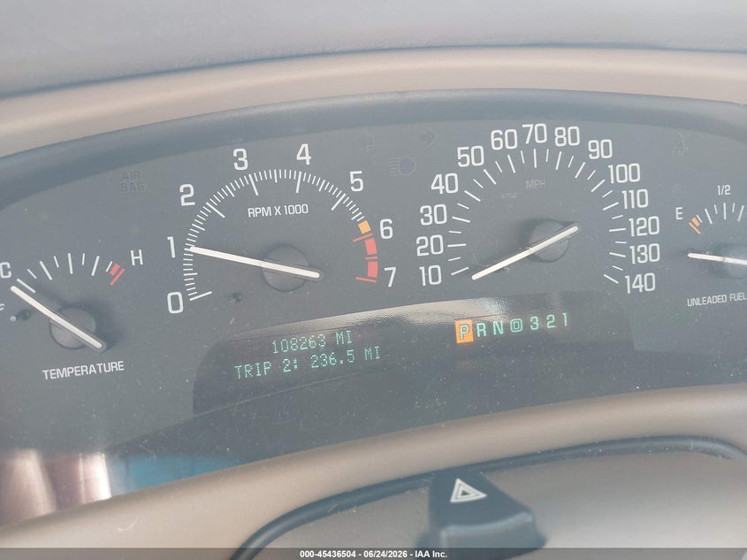 1998 Buick Park Avenue VIN: 1G4CW52K1W4603852 Lot: 45436504