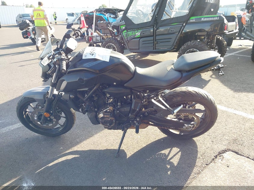 2019 Yamaha Mt07 VIN: JYARM27E9KA005568 Lot: 45436555