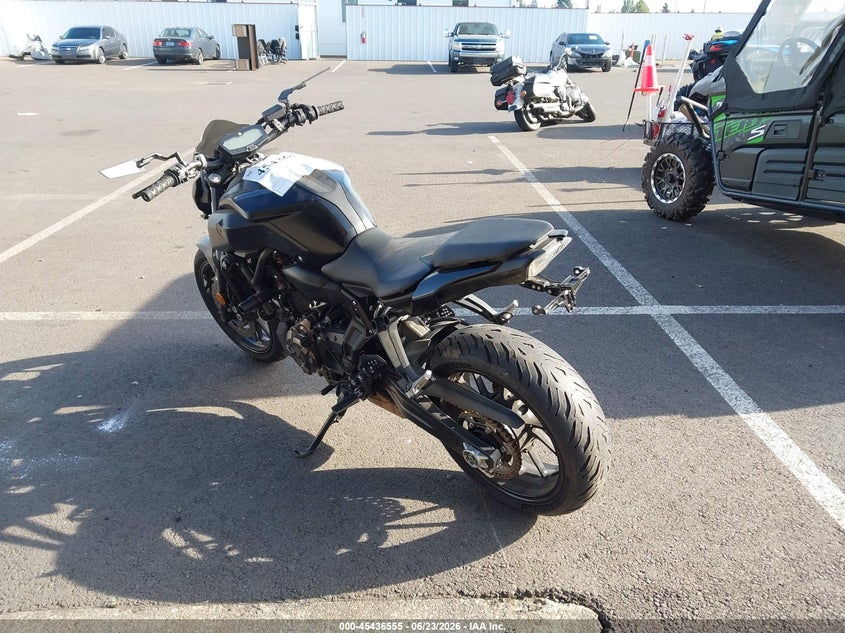 2019 YAMAHA MT07 auction photo 3