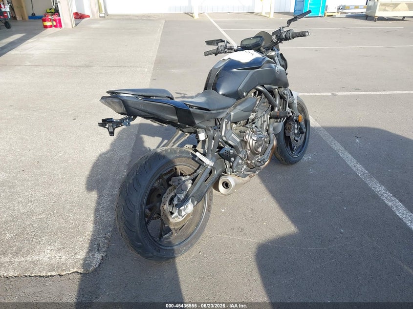 2019 YAMAHA MT07 auction photo 4