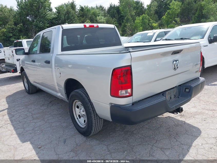 Vin: 1c6rr7kg5js106148, lot: 45934716, ram 1500 tradesman  4x4 5'7 box 20183