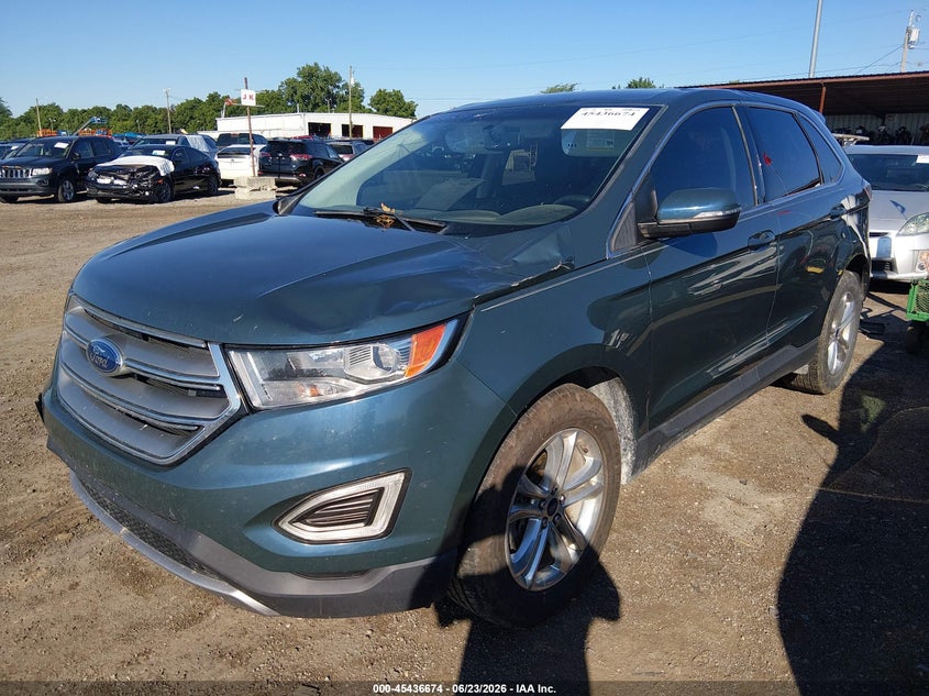 Vin: 2fmpk3j96gbc40391, lot: 45934774, ford edge sel 20162