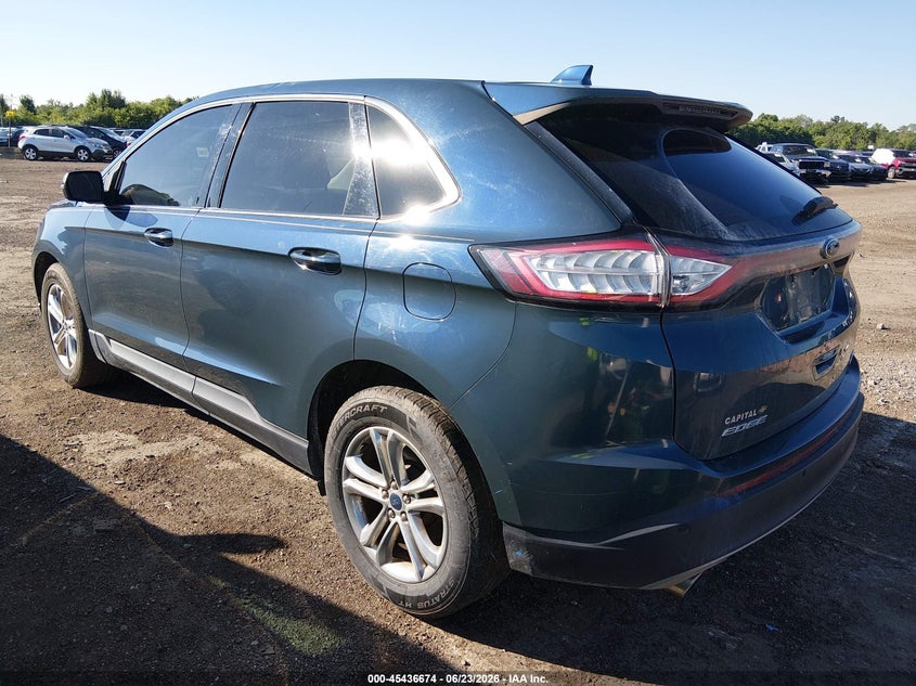 Vin: 2fmpk3j96gbc40391, lot: 45934774, ford edge sel 20163