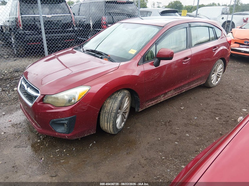 Vin: jf1gpad68eh320051, lot: 45934828, subaru impreza 2.0i premium 20142