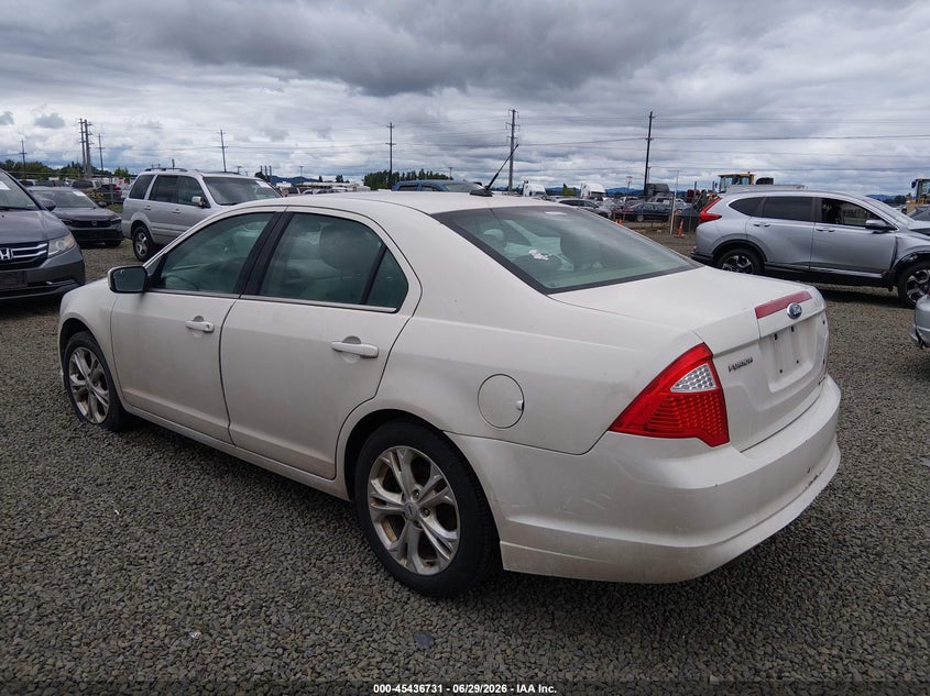 Vin: 3fahp0hg8cr187899, lot: 45934831, ford fusion se 20123