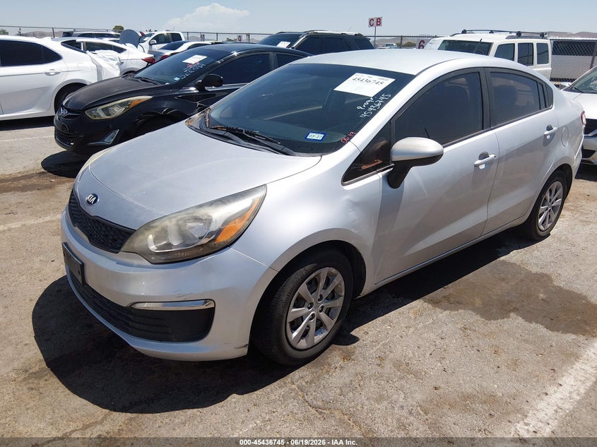Vin: knadm4a35h6034804, lot: 45934845, kia rio lx 20172