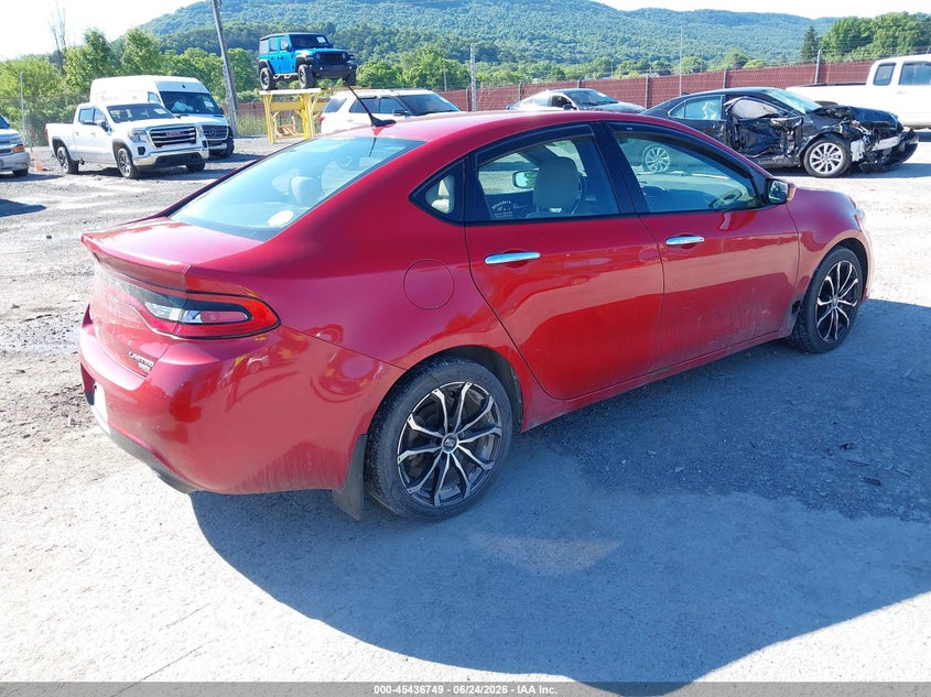Vin: 1c3cdfch2dd684834, lot: 45934849, dodge dart limited/r/t 20134