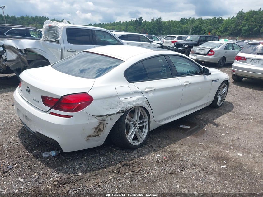 2014 BMW 650I Gran Coupe xDrive VIN: WBA6B4C52ED371564 Lot: 45436751
