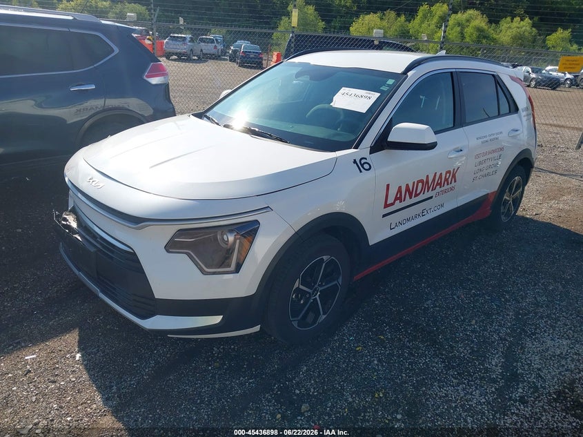 Vin: kndcp3le1s5225731, lot: 45934998, kia niro lx 20252