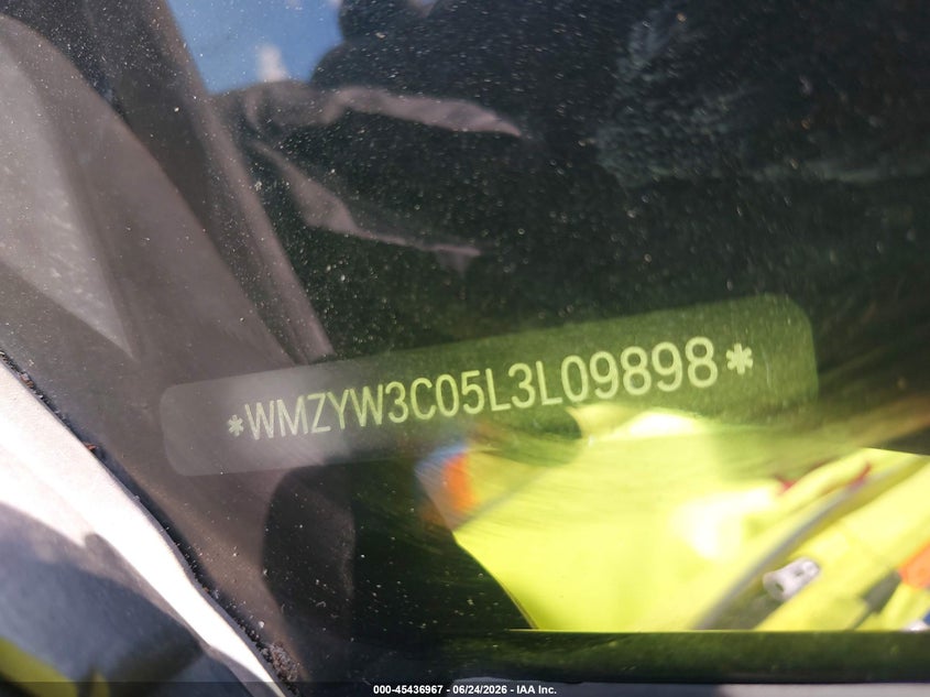 2020 Mini Countryman Cooper VIN: WMZYW3C05L3L09898 Lot: 45436967