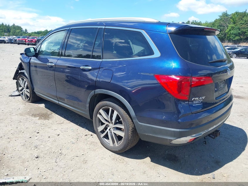 Vin: 5fnyf6h98gb021861, lot: 45935098, honda pilot touring 20163