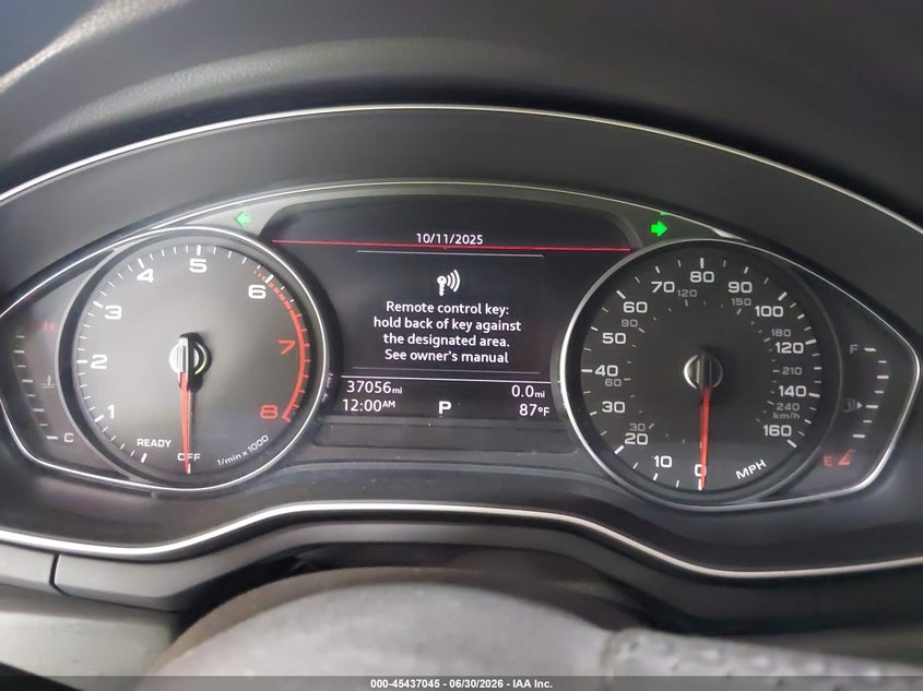 2019 Audi A5 45 Premium VIN: WAUDNCF5XKA093272 Lot: 45437045