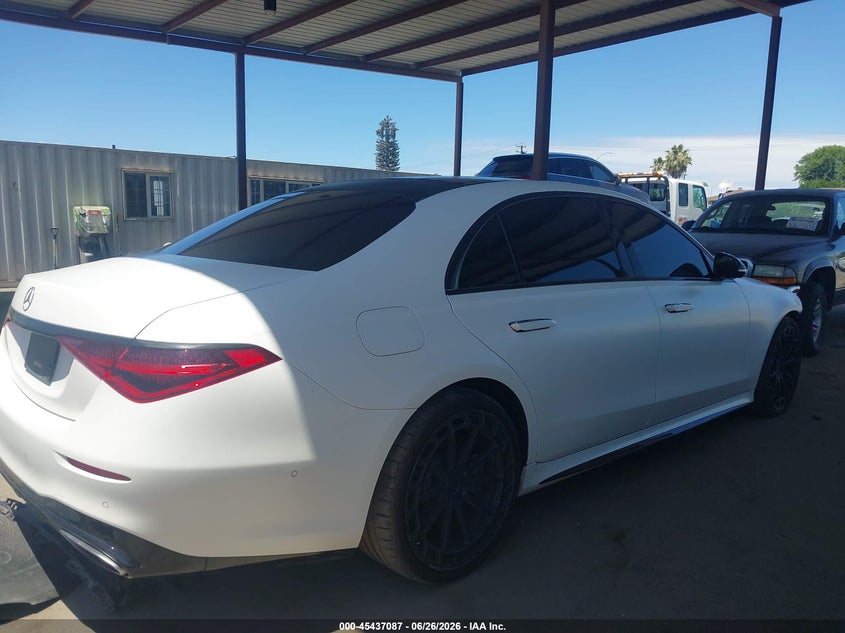 2022 Mercedes-Benz S 580 4Matic VIN: W1K6G7GB9NA106508 Lot: 45437087