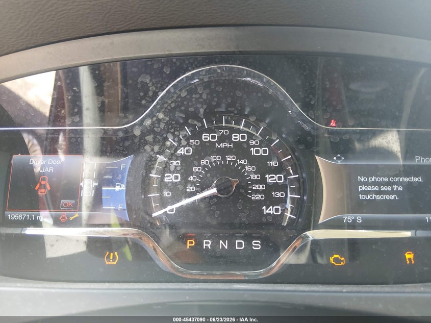2015 Lincoln Mks VIN: 1LNHL9EK8FG608367 Lot: 45437090