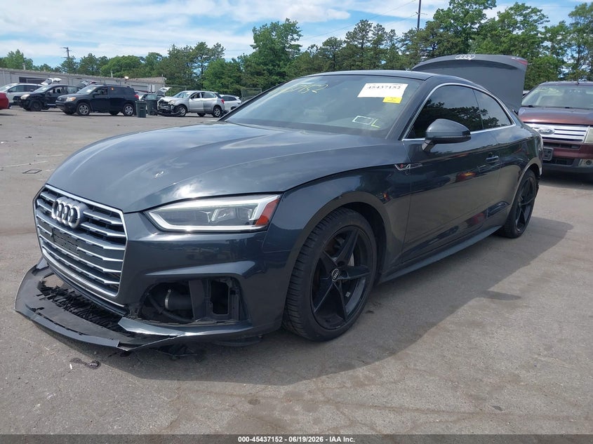 Vin: wausnaf55ka027630, lot: 45935252, audi a5 45 premium 20192