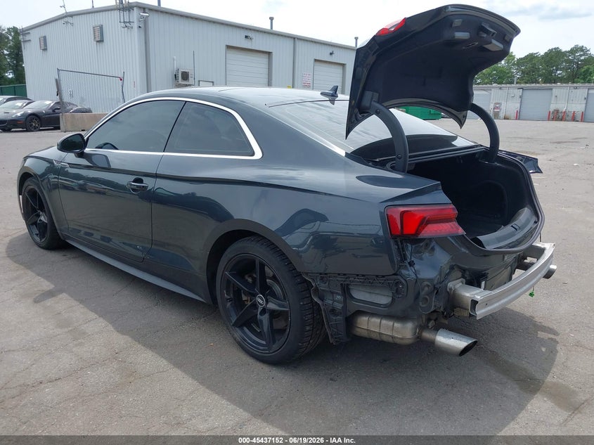 Vin: wausnaf55ka027630, lot: 45935252, audi a5 45 premium 20193