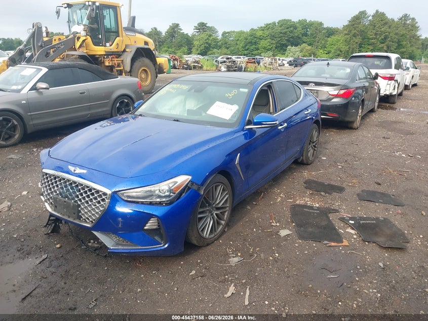 Vin: kmtg34laxku025731, lot: 45935258, genesis g70 2.0t advanced 20192