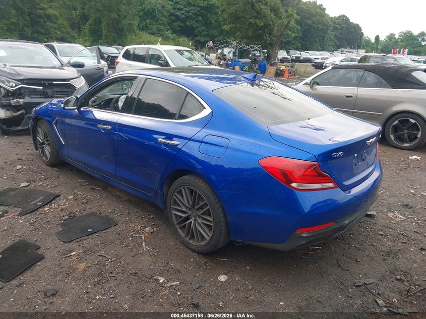 Vin: kmtg34laxku025731, lot: 45935258, genesis g70 2.0t advanced 20193