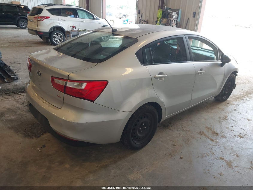 Vin: knadm4a32g6572696, lot: 45935299, kia rio lx 20164