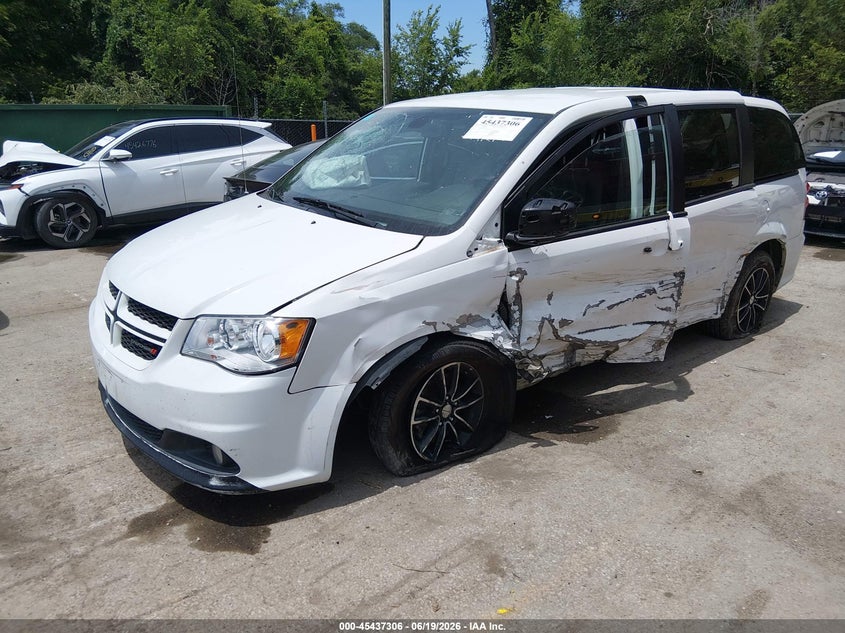 2019 Dodge Caravan, Левый бок, IAAI, VIN 2C4RDGEG4KR536520 — фото 2