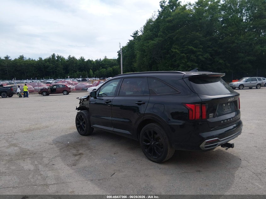 Vin: 5xyrkdlfxng134704, lot: 45935466, kia sorento sx 20223