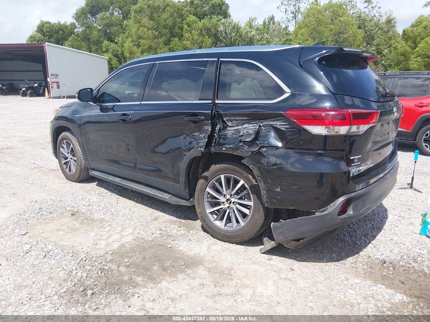 Vin: 5tdkzrfh5ks565375, lot: 45935482, toyota highlander xle 20193