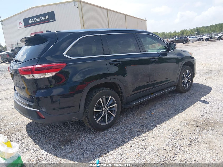 Vin: 5tdkzrfh5ks565375, lot: 45935482, toyota highlander xle 20194