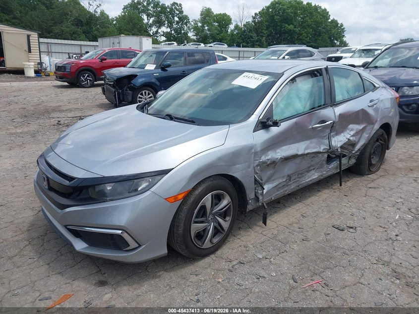 2HGFC2F66MH552159 2021 Honda Civic Lx photo 1