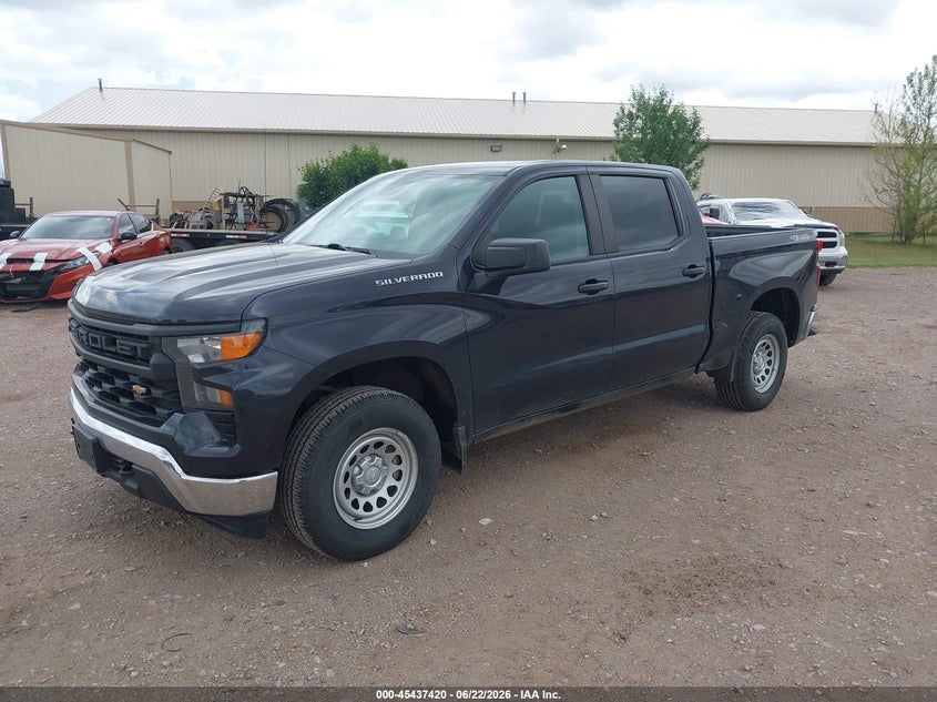 Vin: 3gcudaed4pg203714, lot: 45935520, chevrolet silverado 1500 4wd  short bed wt 20232