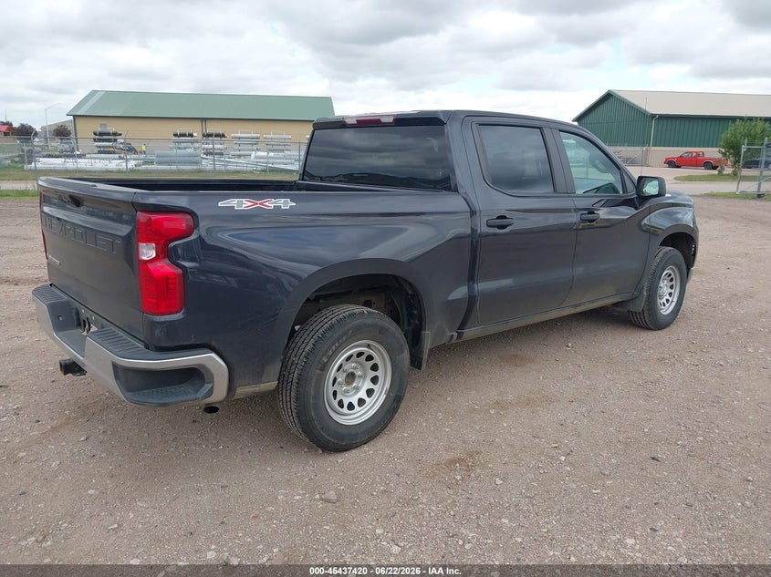 Vin: 3gcudaed4pg203714, lot: 45935520, chevrolet silverado 1500 4wd  short bed wt 20234
