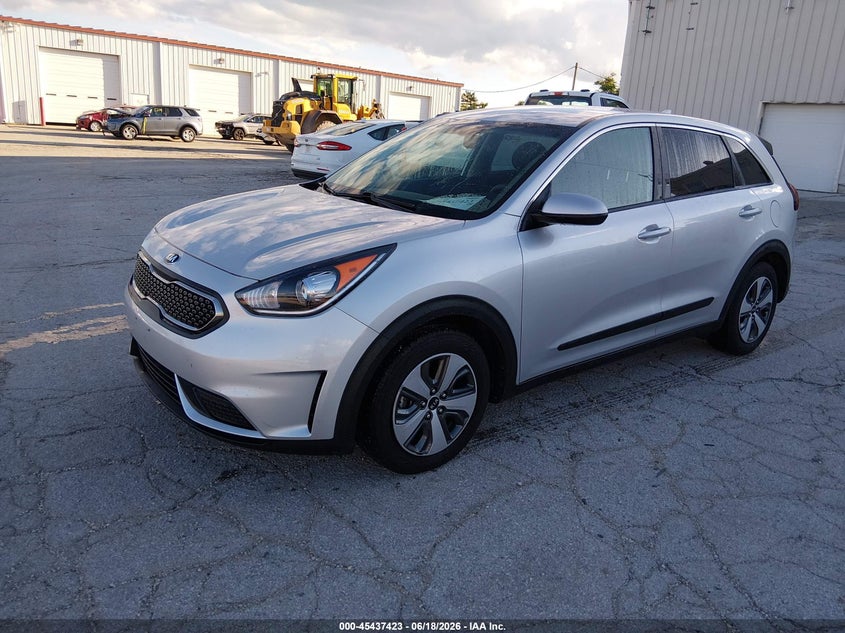 Vin: kndcb3lc6j5160693, lot: 45935524, kia niro fe 20182