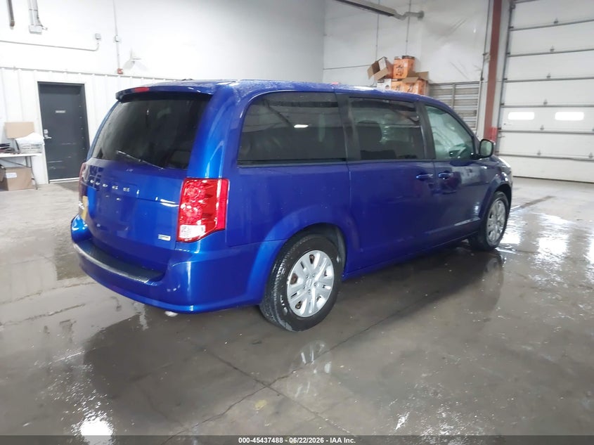 Vin: 2c4rdgbg7jr262376, lot: 45935588, dodge grand caravan se 20184