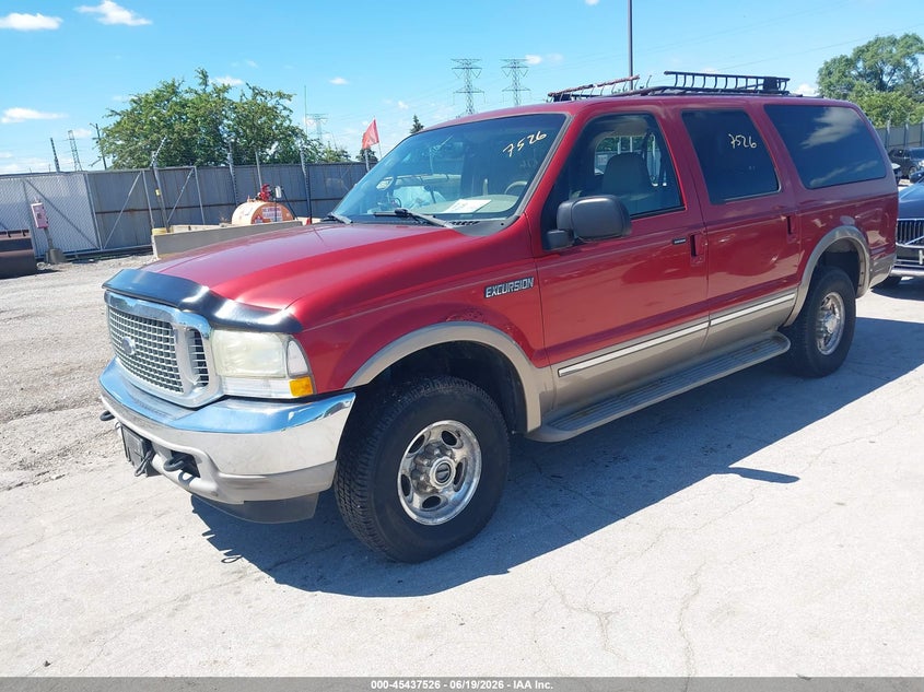 1FMSU43F52EB65838 2002 Ford Excursion Limited photo 1