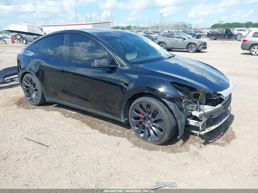 Vin: 7saygdef9nf459171, lot: 45935663, tesla model y performance dual motor all-wheel drive 20221