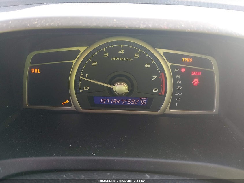 2011 HONDA CIVIC SEDAN 1.8L I-4 VVT, 140HP