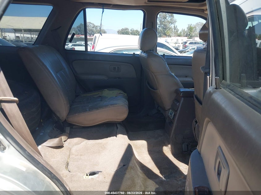1999 Toyota 4Runner Limited V6 VIN: JT3GN87R7X0122260 Lot: 45437760