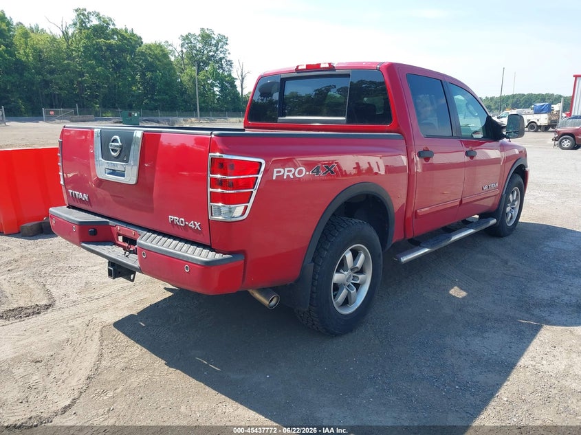 Vin: 1n6aa0ec9an318267, lot: 45935872, nissan titan pro-4x 20104