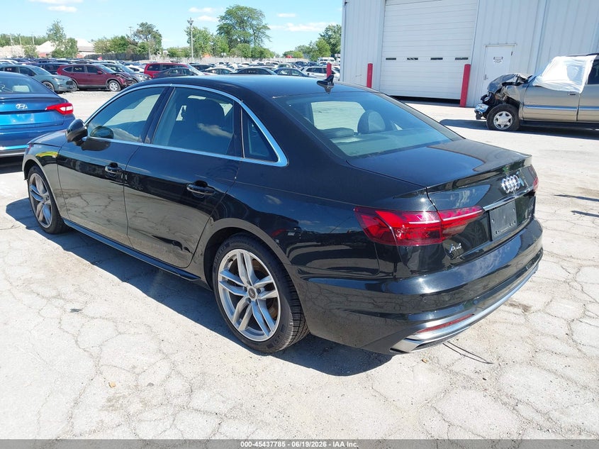 Vin: waueaaf44pn017106, lot: 45935885, audi a4 premium plus 45 tfsi s line quattro s tronic 20233