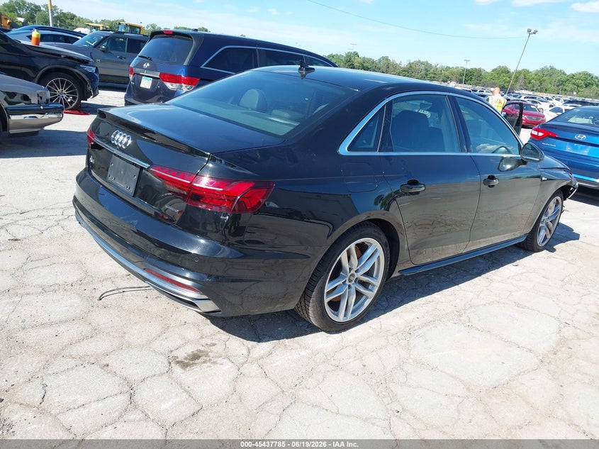 Vin: waueaaf44pn017106, lot: 45935885, audi a4 premium plus 45 tfsi s line quattro s tronic 20234