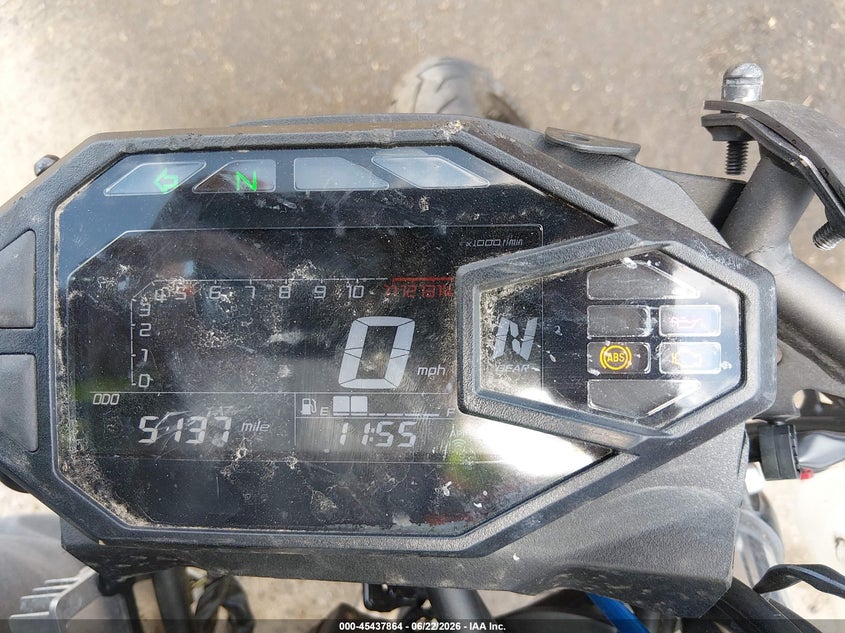 2025 Kawasaki Ex500 VIN: ML5EXGG11SDA45823 Lot: 45437864