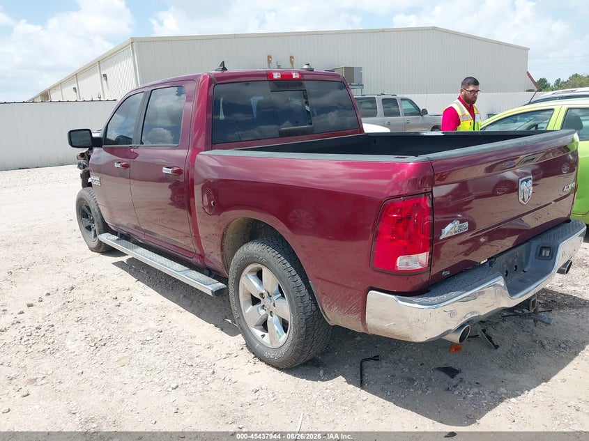 Vin: 1c6rr7lt0hs531699, lot: 45936044, ram 1500 big horn  4x4 5'7 box 20173