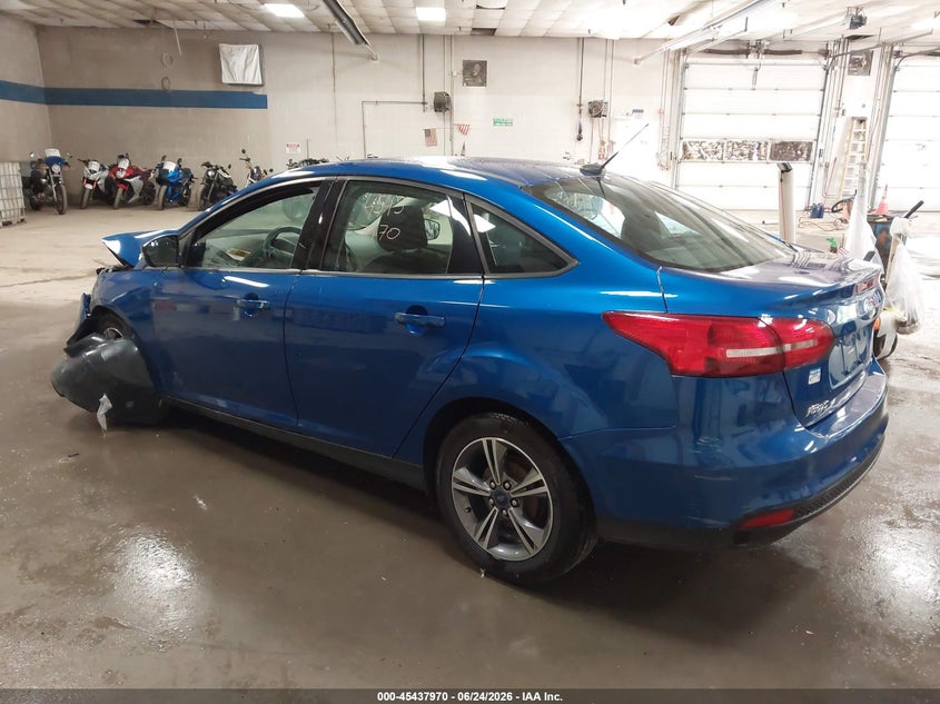 Vin: 1fadp3f2xjl200154, lot: 45936070, ford focus se 20183