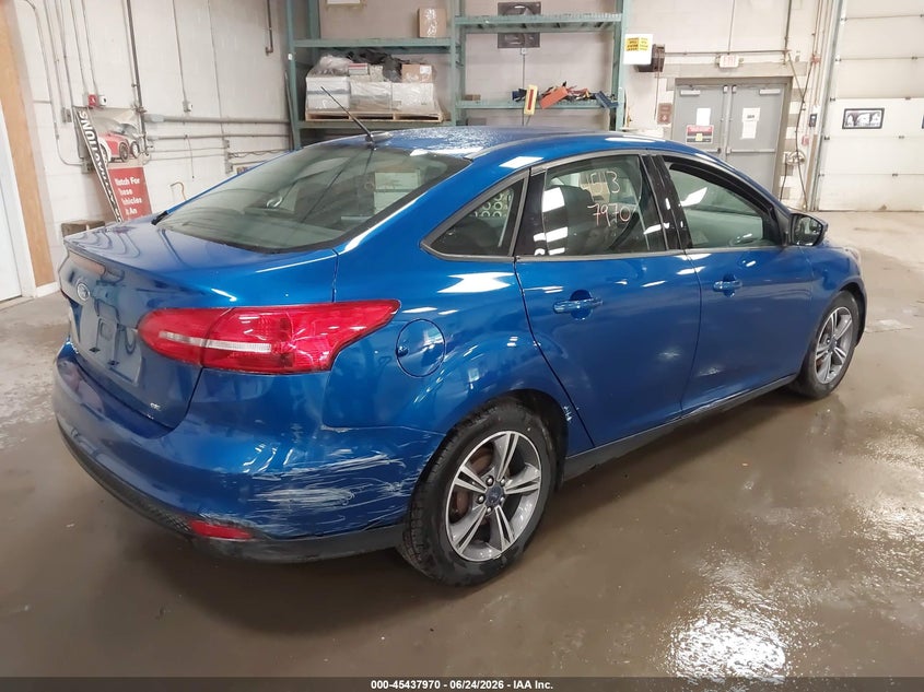 Vin: 1fadp3f2xjl200154, lot: 45936070, ford focus se 20184