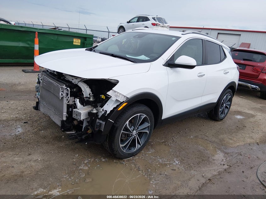 Vin: kl4mmds21pb098489, lot: 45936122, buick encore gx select fwd 20232
