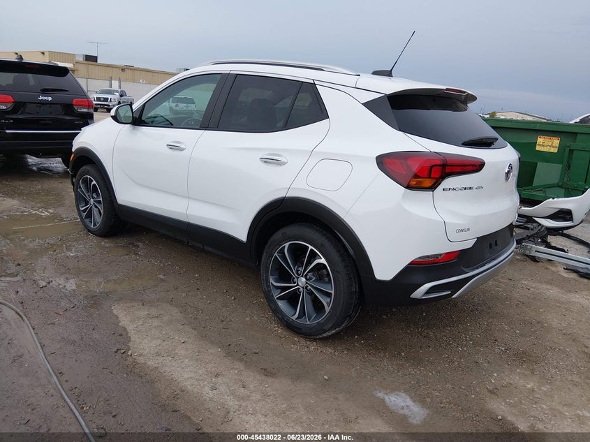 Vin: kl4mmds21pb098489, lot: 45936122, buick encore gx select fwd 20233