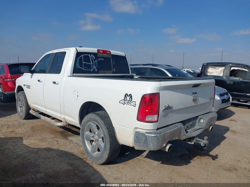 Vin: 1c6rr7gt7gs270953, lot: 45936183, ram 1500 big horn 20163